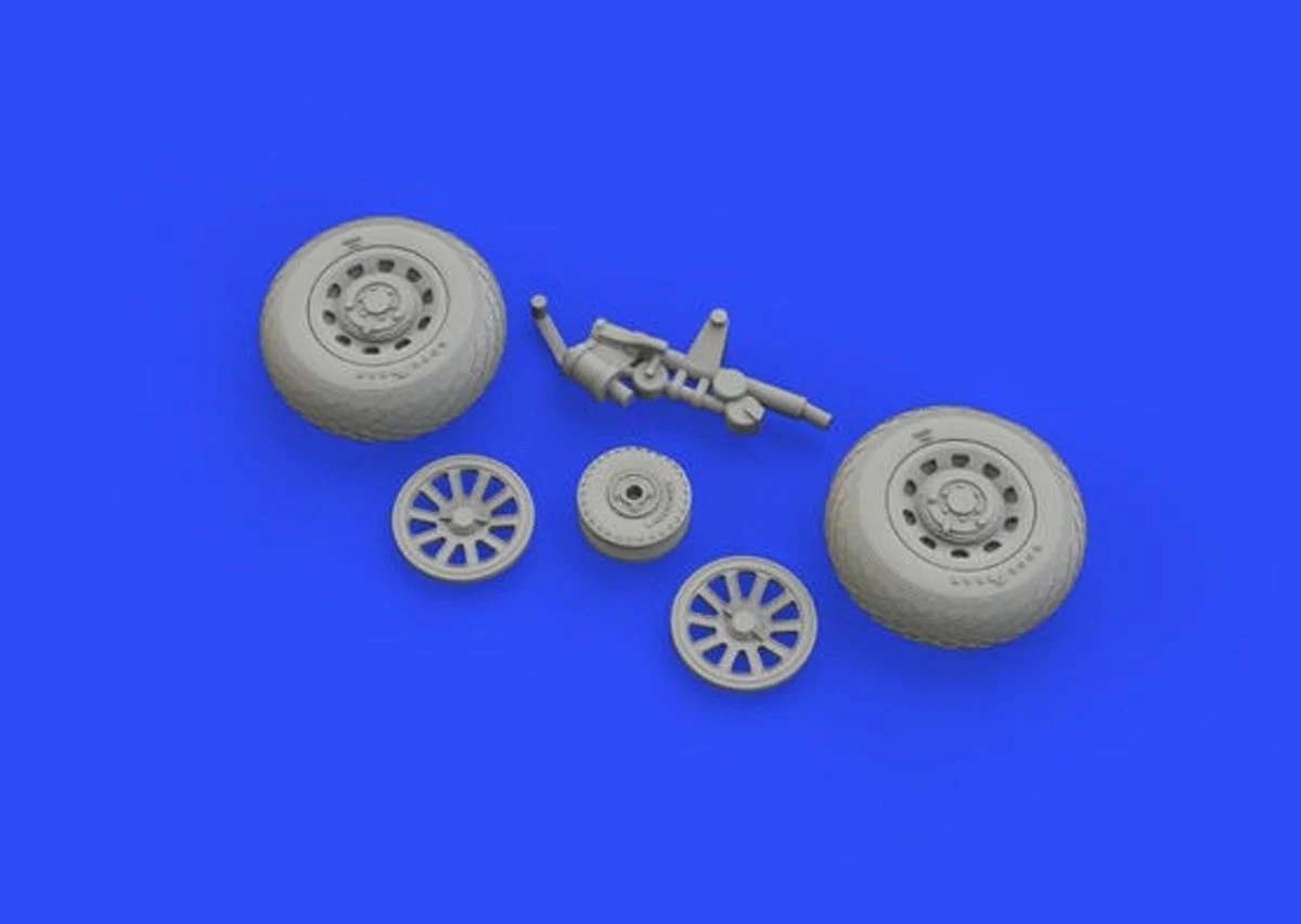 Eduard 1/48 Eduard P-51D Wheels for AIR (Resin)