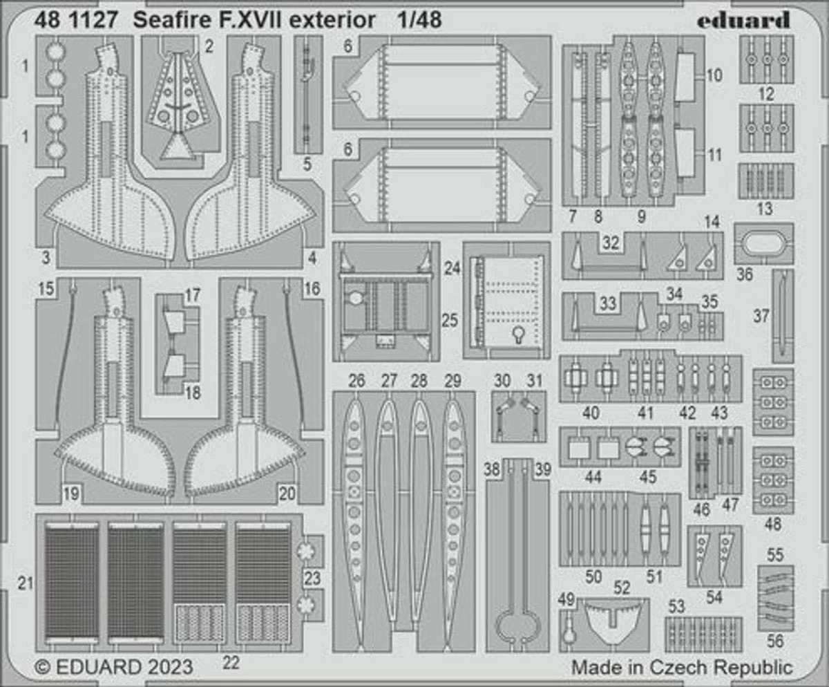 Eduard 1/48 Eduard Seafire F.XVII exterior Photo Etch