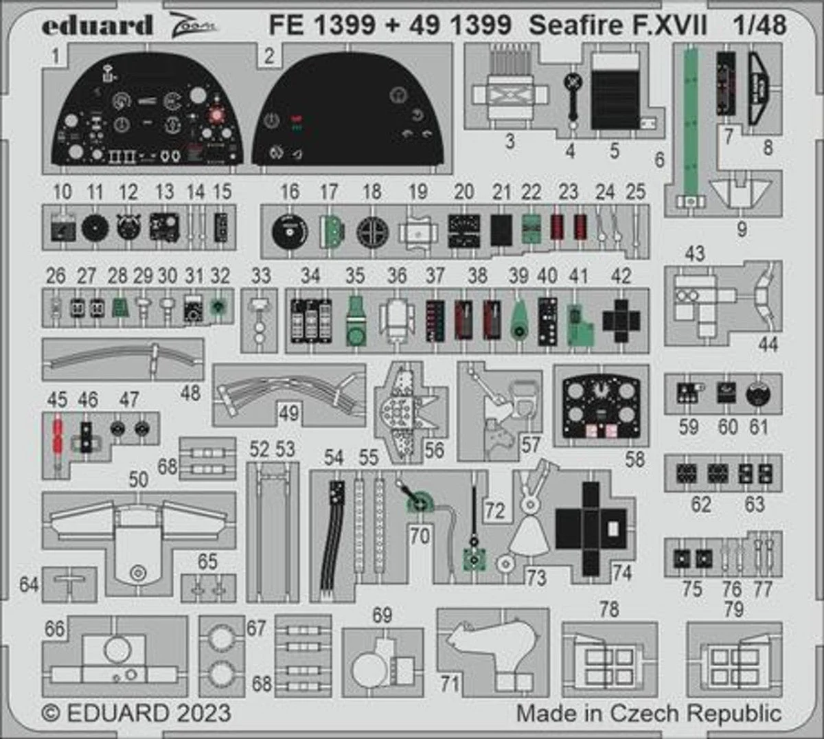 Eduard 1/48 Eduard Seafire F.XVII Zoom set