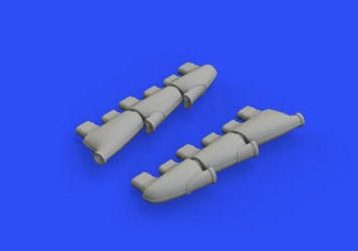Eduard 1/48 Eduard Spitfire Mk I Exhaust Stacks for EDU (Resin)