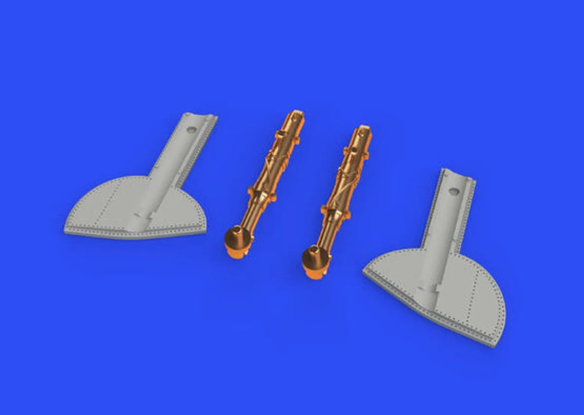 Eduard 1/48 Eduard Spitfire Mk I Undercarriage Legs for EDU (Bronze & Resin)