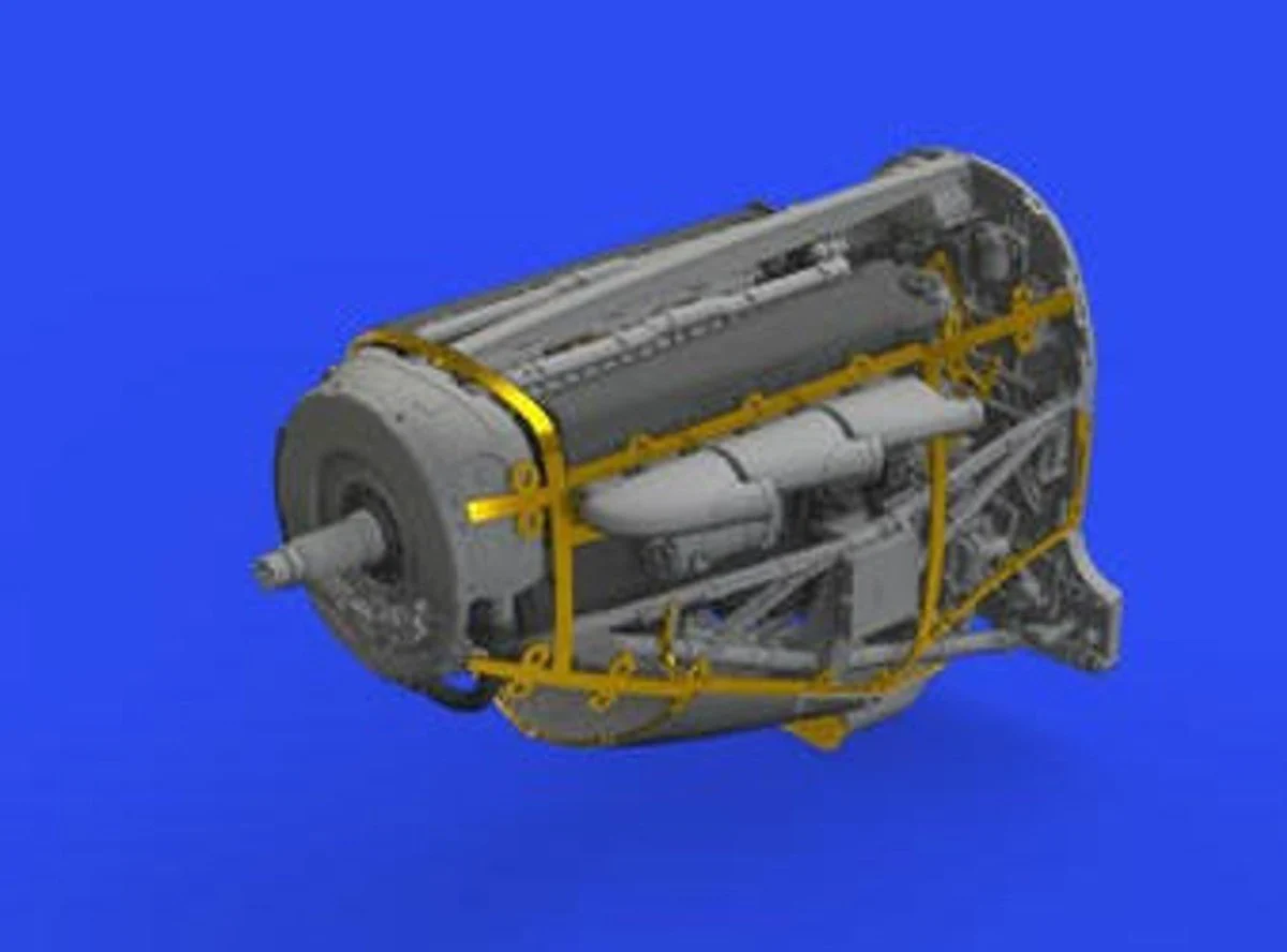 Eduard 1/48 Eduard Spitfire Mk II Engine for EDU (PE & Resin)