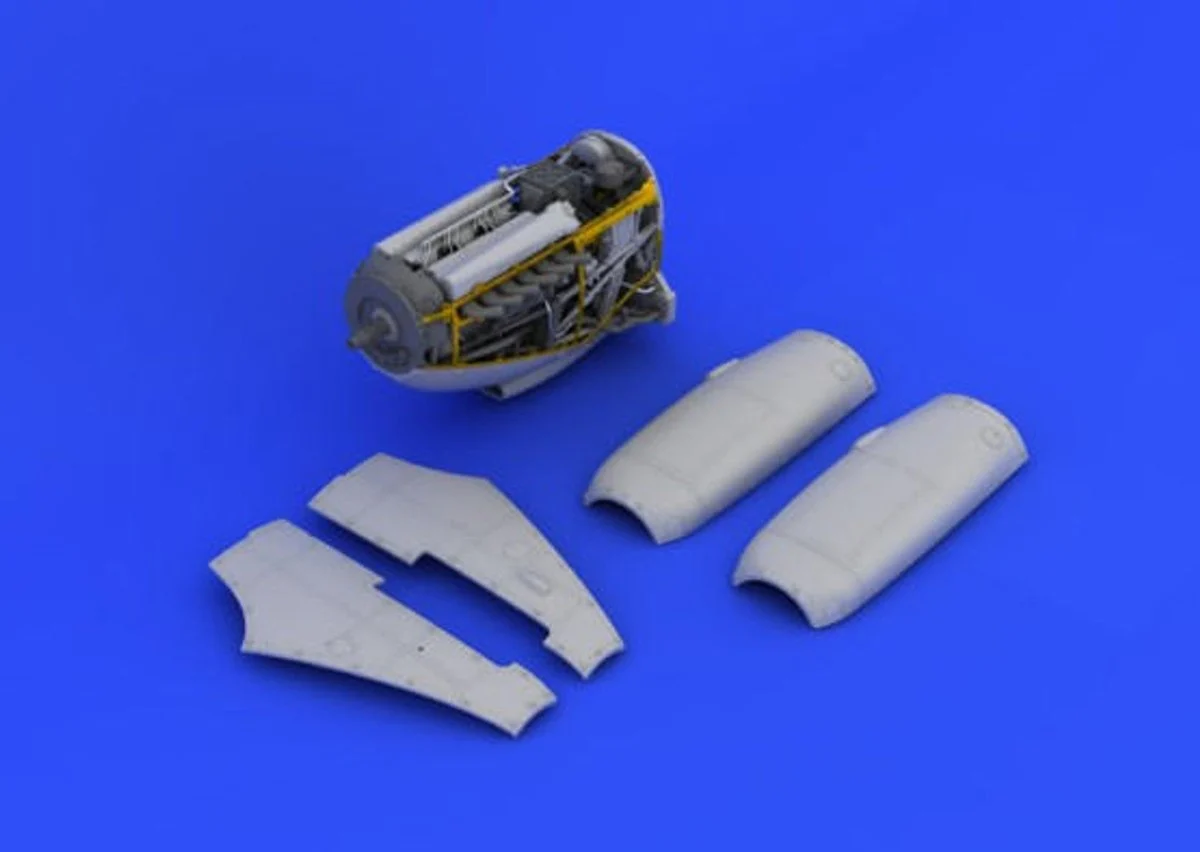 Eduard 1/48 Eduard Spitfire Mk IX Engine for EDU (PE & Resin)