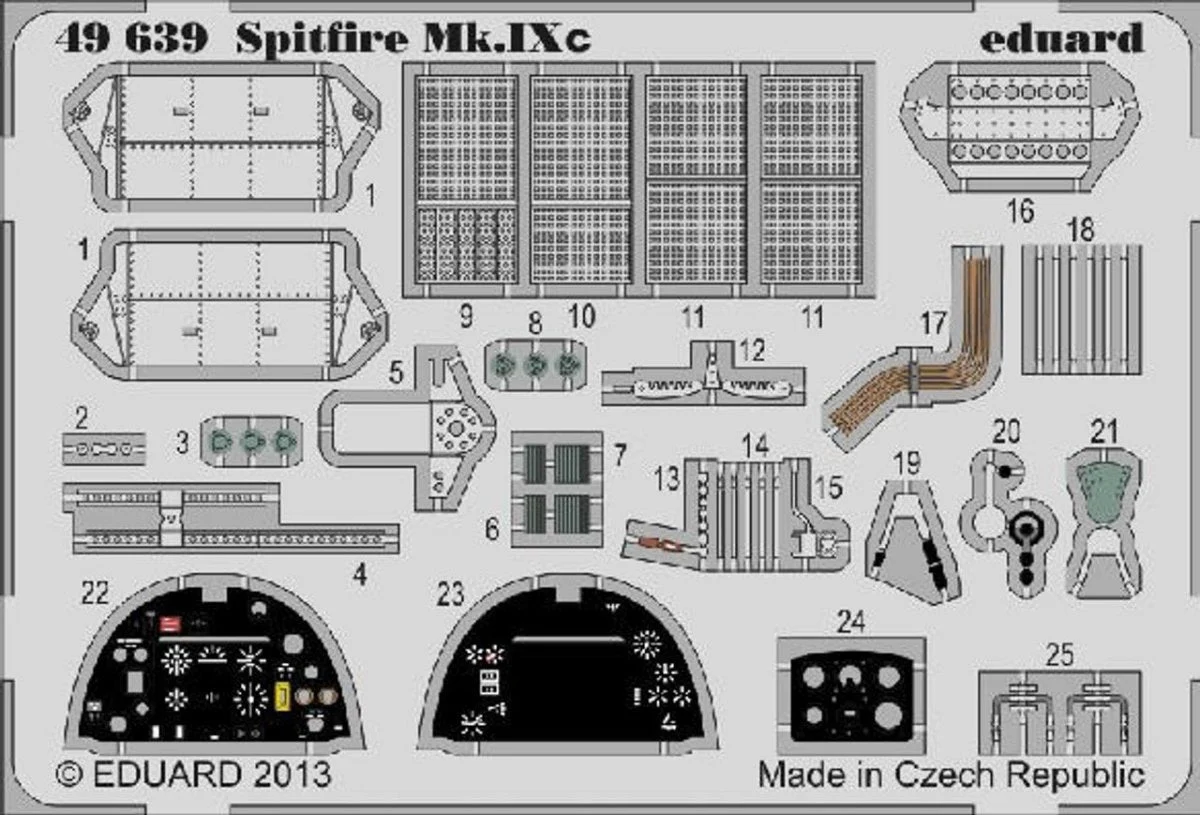 Eduard 1/48 Eduard Spitfire Mk IXc for EDU (Pre-Painted)