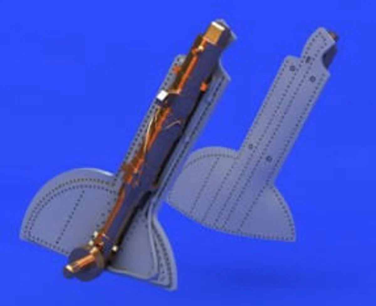 Eduard 1/48 Eduard Spitfire Mk Vc Undercarriage Legs for EDU (Bronze & Resin)