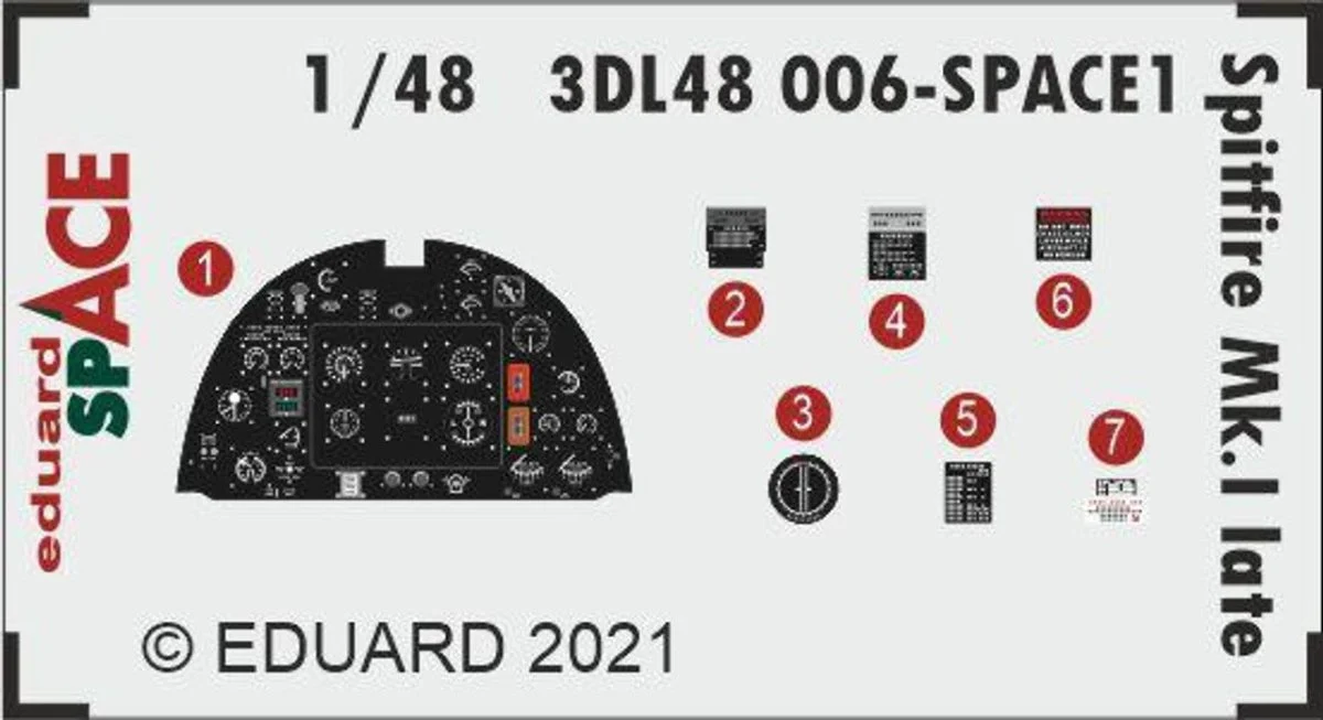 Eduard 1/48 Eduard Spitfire Mk.I late Space for Eduard