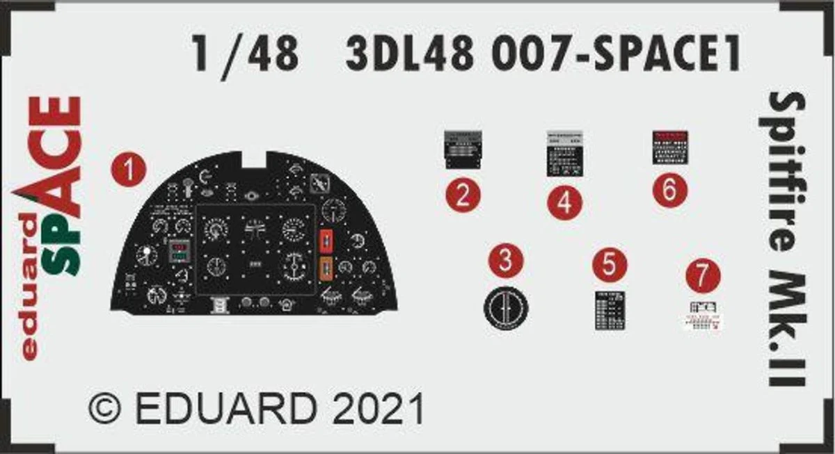 Eduard 1/48 Eduard Spitfire Mk.II Space for Eduard