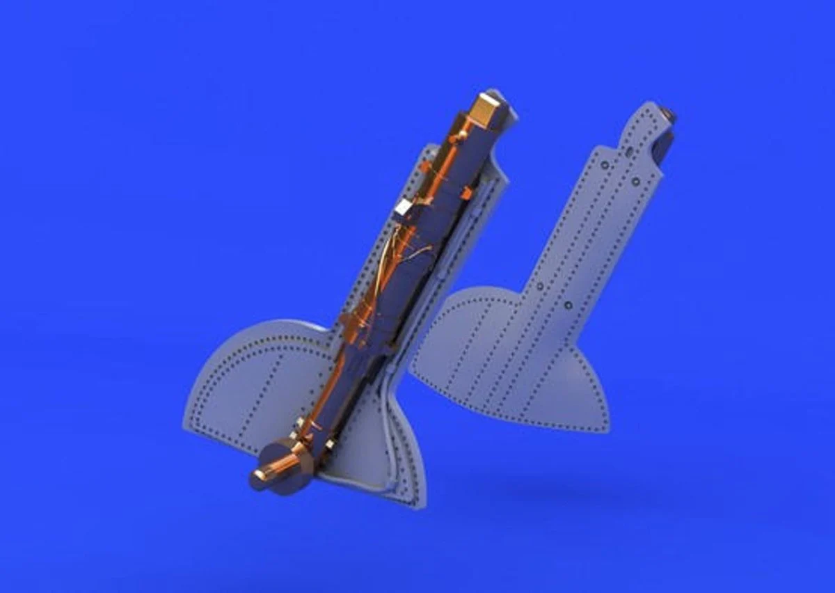 Eduard 1/48 Eduard Spitfire Undercarriage Legs for EDU (Bronze & Resin)