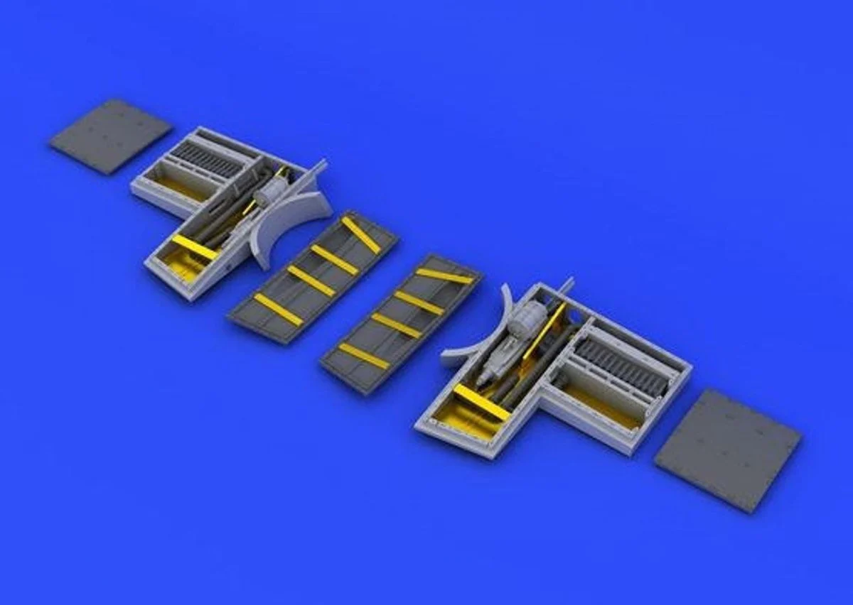 Eduard 1/48 Eduard Spitfire VIII Gun Bays for EDU (PE & Resin)