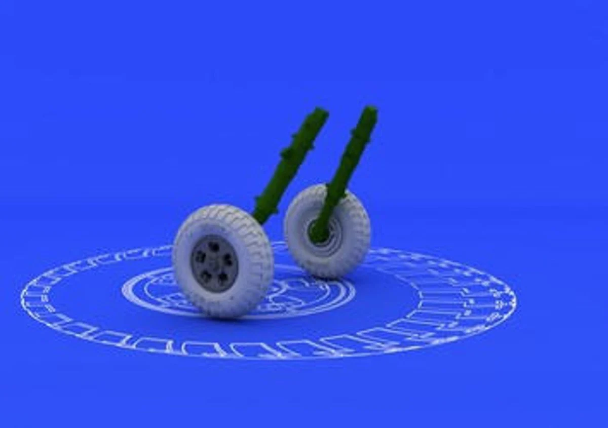 Eduard 1/48 Eduard Spitfire Wheels 5-Spoke for EDU (Resin)