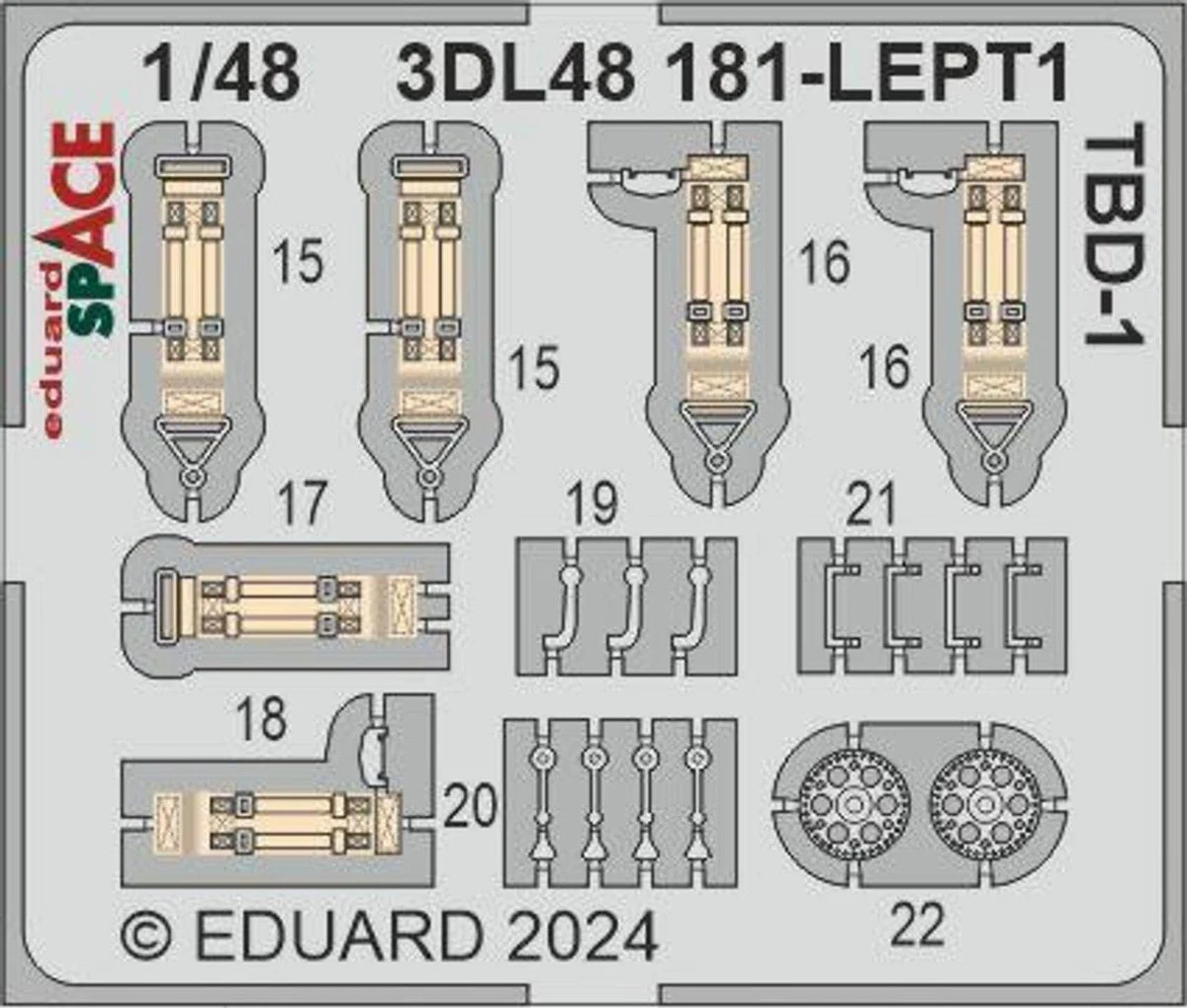 Eduard 1/48 Eduard TBD-1 Devastator SPACE Set