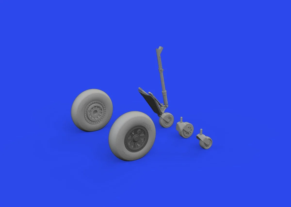 Eduard 1/48 Eduard TBF/TBM wheels w/smooth tire Brassin