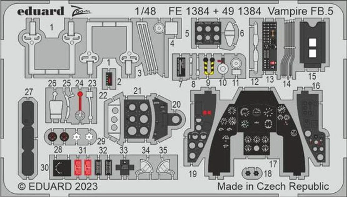 Eduard 1/48 Eduard Vampire FB.5 FE1384