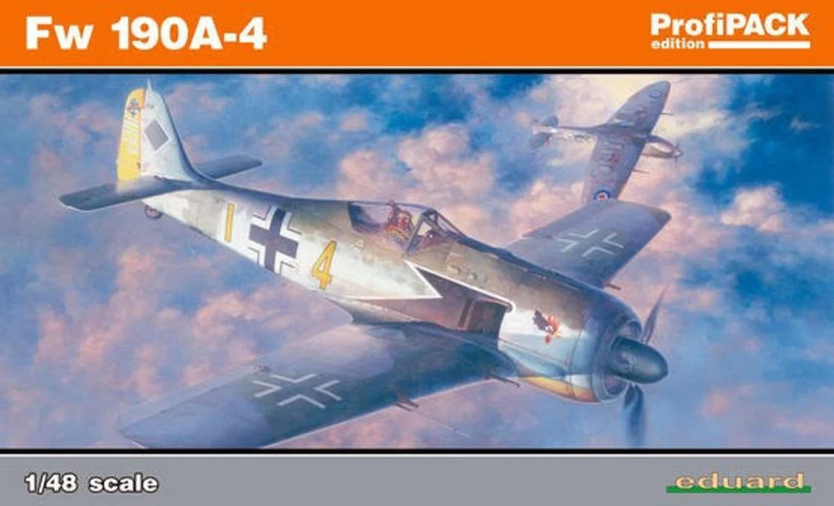 Eduard 1/48 Fw190A-4 Fighter (Profi-Pack Plastic Kit)