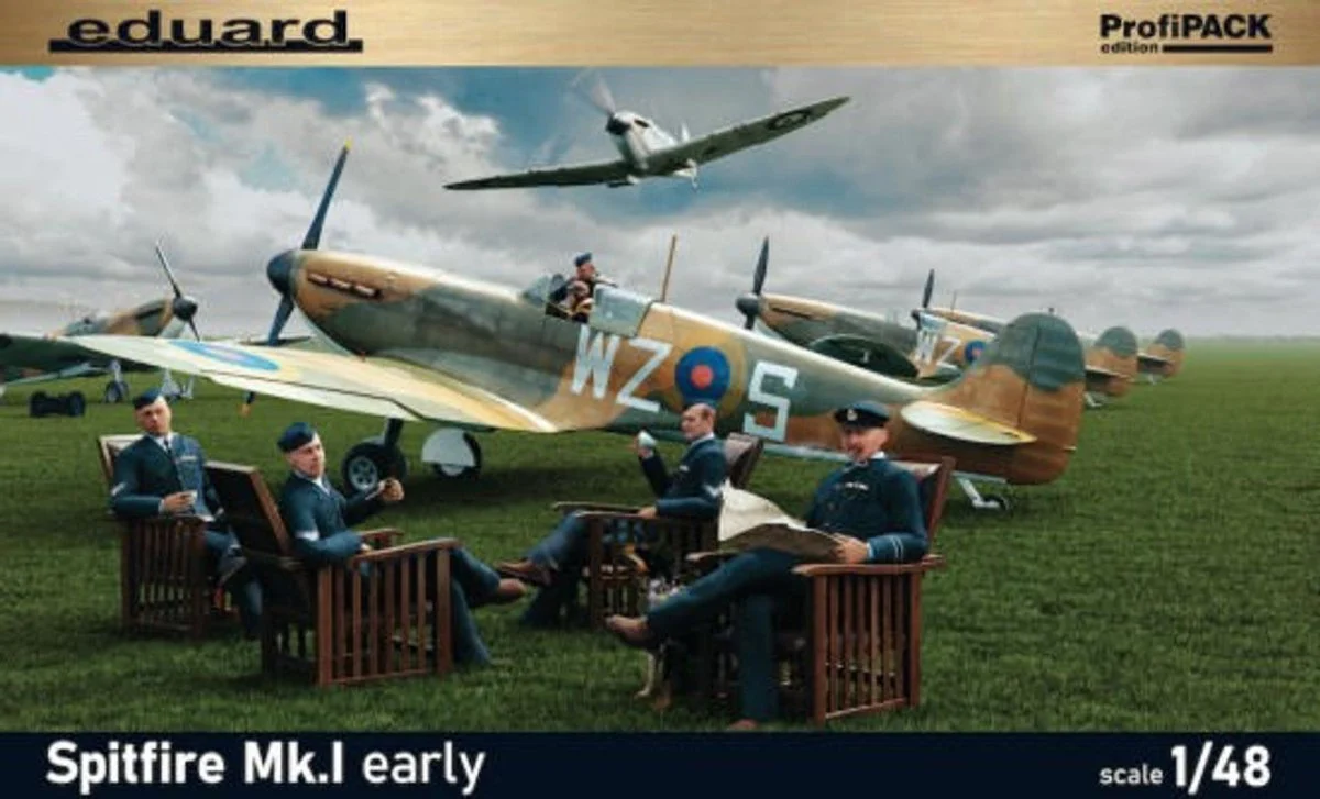 Eduard 1/48 Spitfire Mk I Early British Fighter (Profi-Pack Plastic Kit)