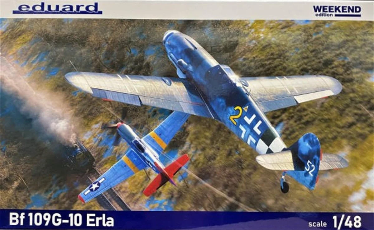Eduard 1/48 WWII Bf109G10 Erla German Fighter (Plastic Kit)