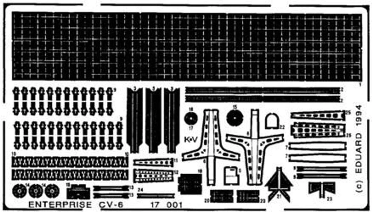 Eduard 1/700 Eduard USS CV6 Enterprise