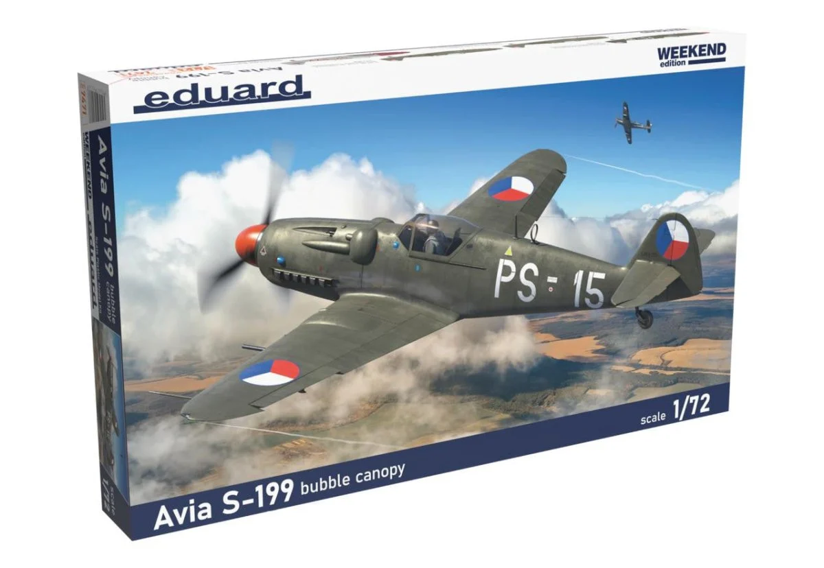 Eduard 1/72 Eduard Avia S-199 (Bubble Canopy) Plastic Model Kit