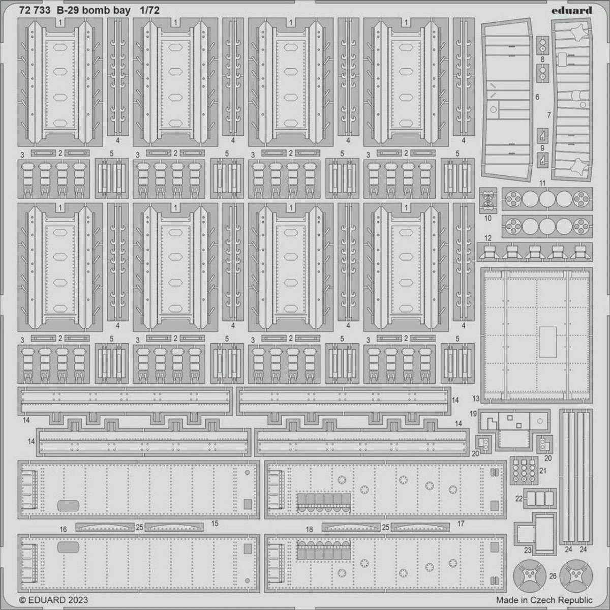 Eduard 1/72 Eduard B-29 bomb bay