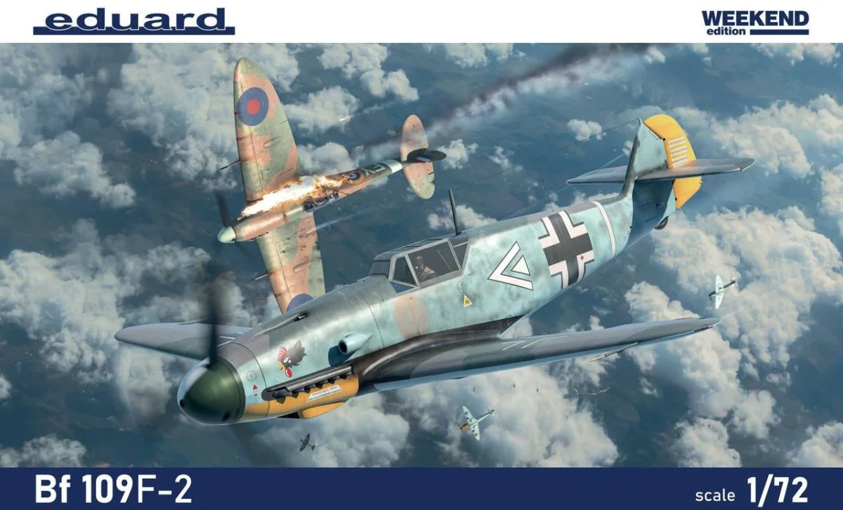 Eduard 1/72 Eduard Bf 109F-2 Weekend Edition Plastic Model Kit