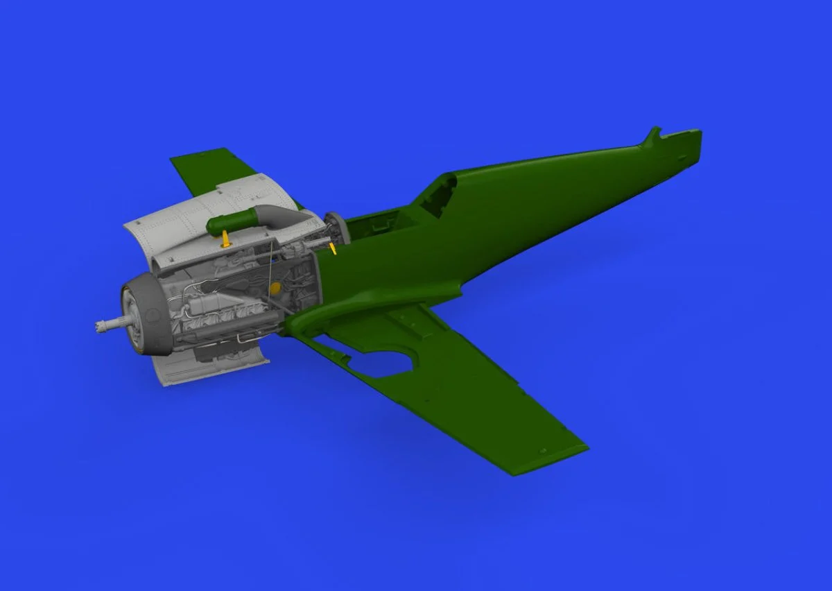 Eduard 1/72 Eduard Bf 109F engine PRINT Brassin