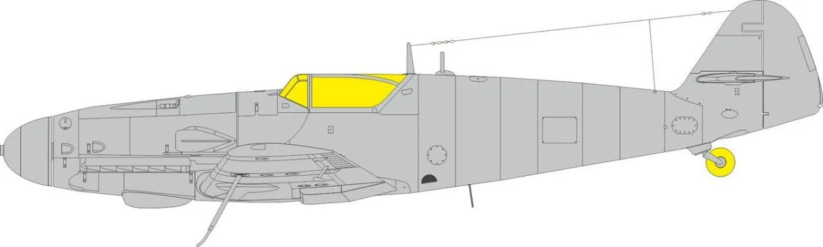 Eduard 1/72 Eduard Bf 109G-10 MASK for EDUARD