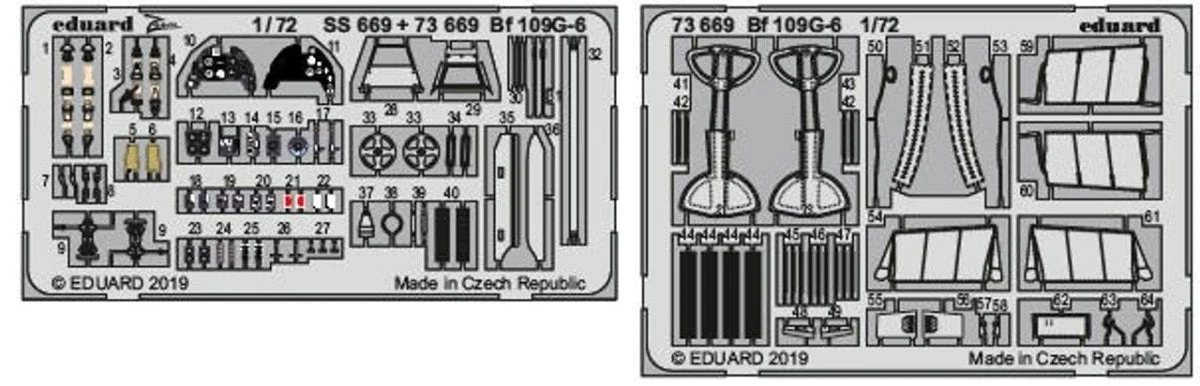 Eduard 1/72 Eduard Bf109G6 for TAM (Pre-Painted)