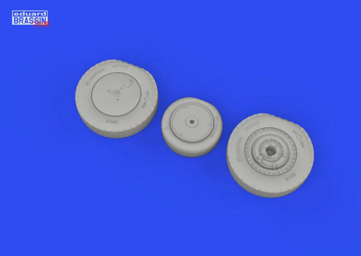Eduard 1/72 Eduard Brassin P-39Q wheels w/rims Print for Arma Hobby