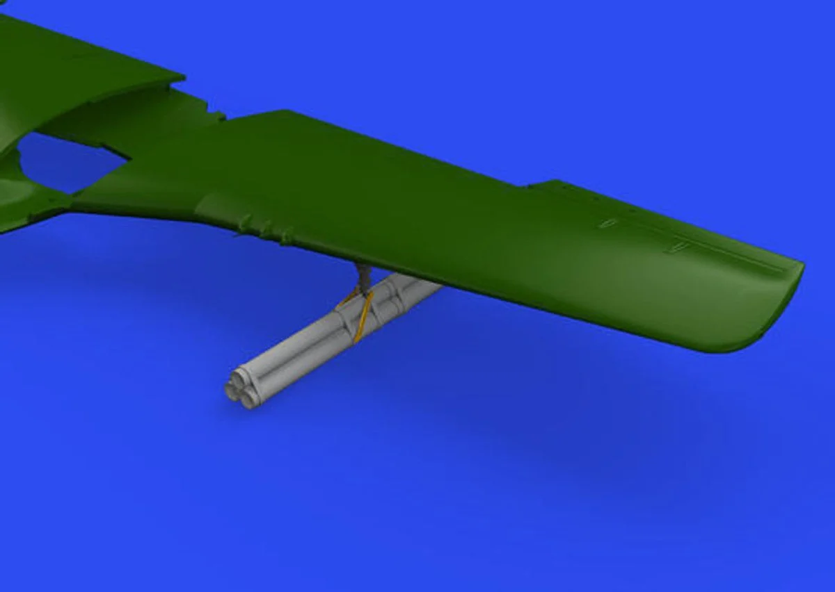 Eduard 1/72 Eduard Brassin P-51B/C bazooka rocket launcher for Arma Hobby