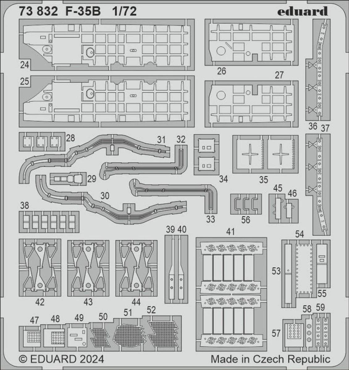 Eduard 1/72 Eduard F-35B Photo Etch set for TAMIYA