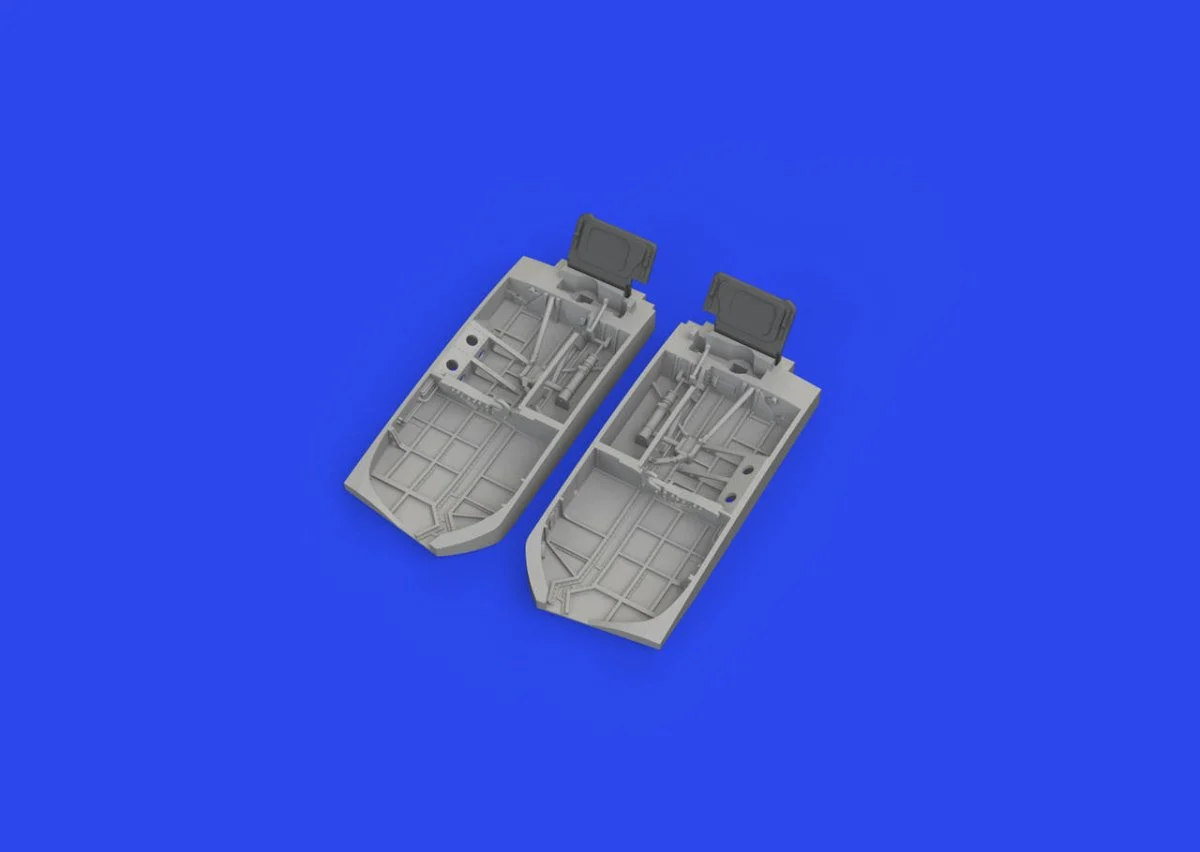 Eduard 1/72 Eduard F6F wheel bays PRINT Brassin