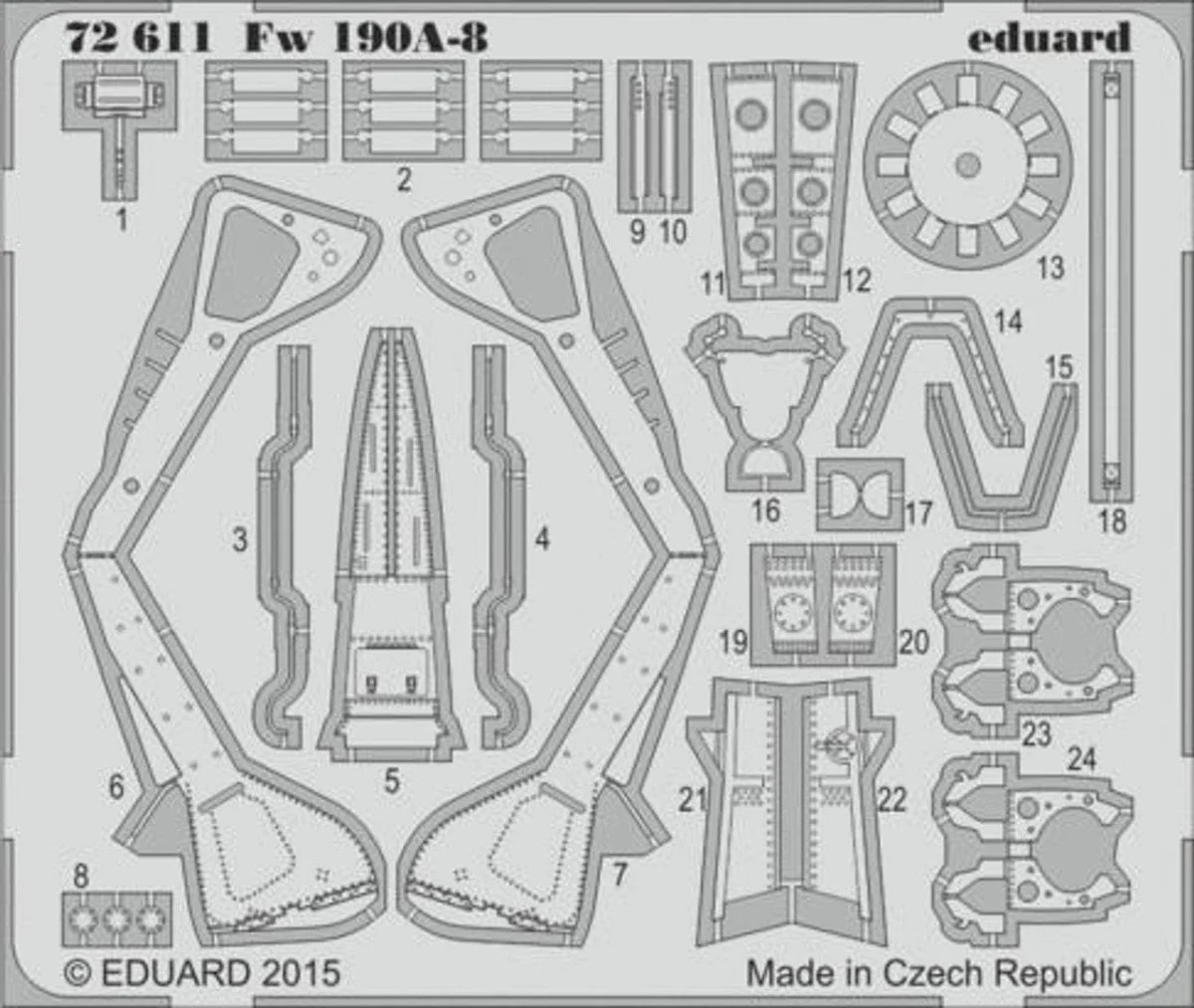 Eduard 1/72 Eduard Fw190A8 for EDU