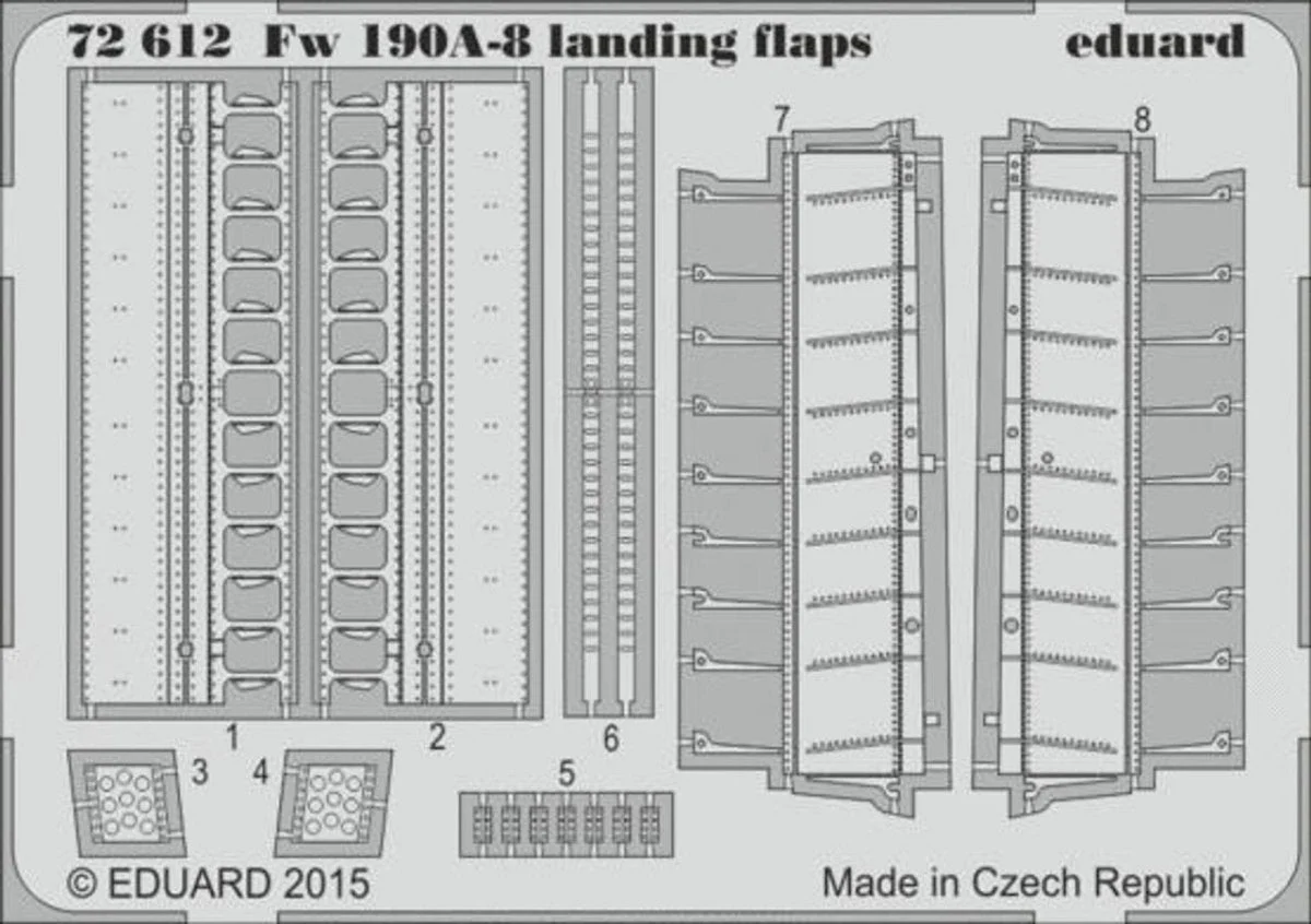 Eduard 1/72 Eduard Fw190A8 Landing Flaps for EDU
