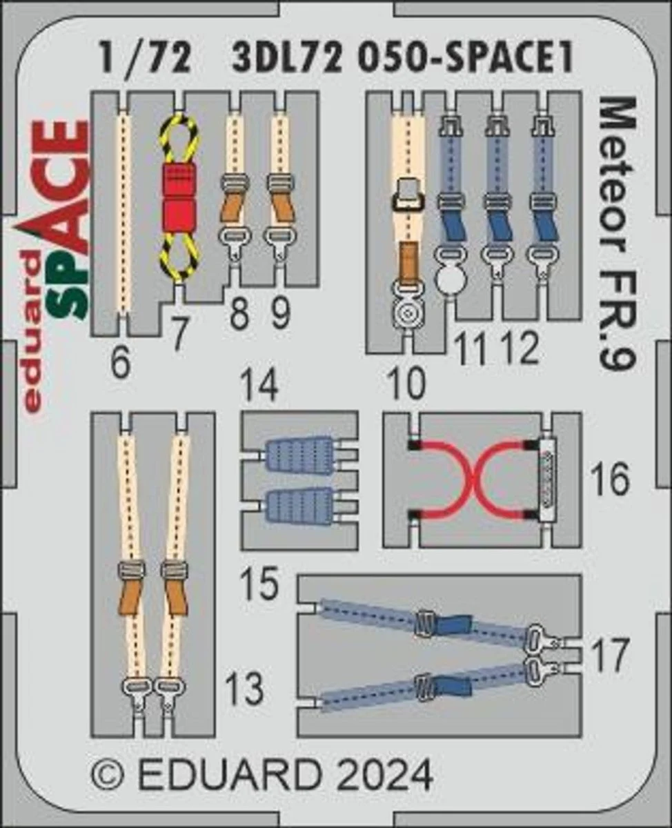 Eduard 1/72 Eduard Meteor FR.9 SPACE SPACE for AIRFIX