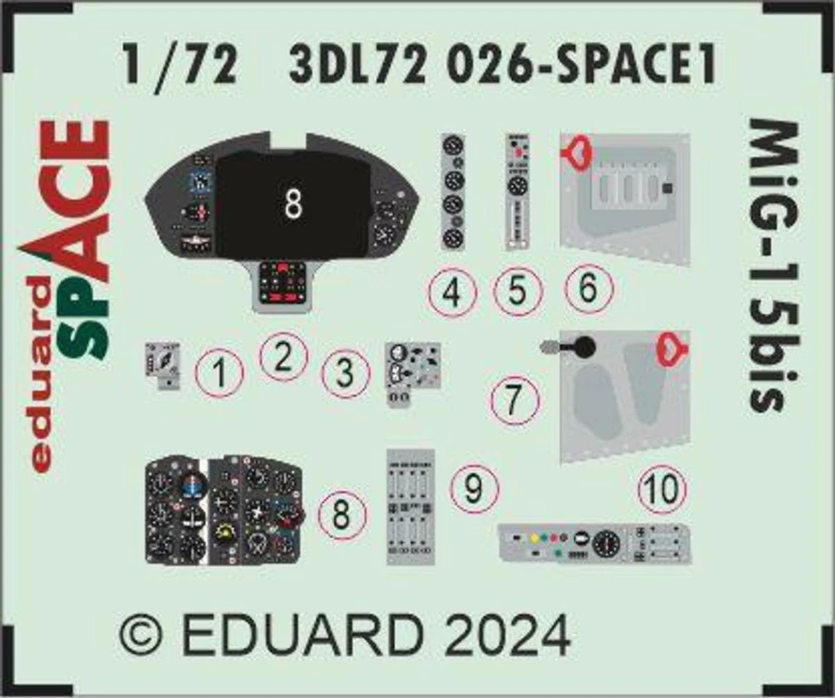 Eduard 1/72 Eduard MiG-15bis SPACE Space