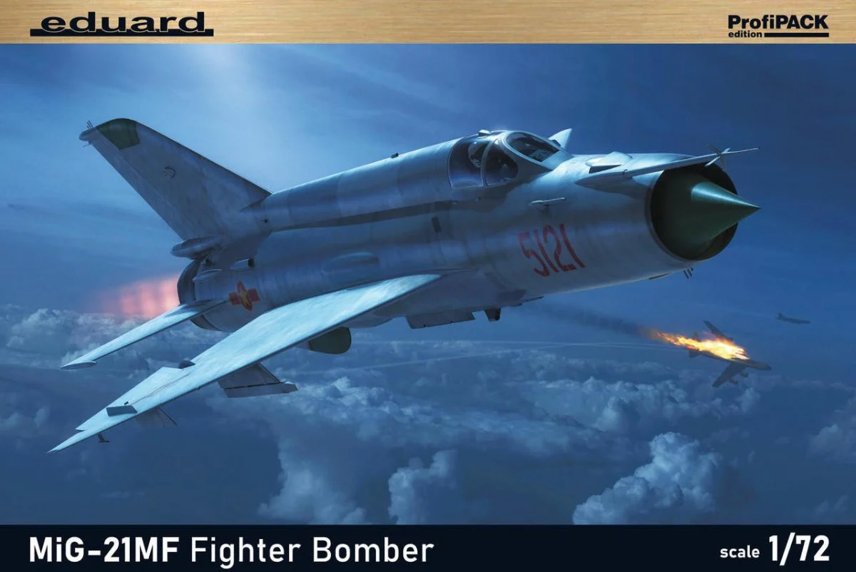 Eduard 1/72 Eduard MiG21MF Fighter/Bomber (Profi-Pack Plastic Kit)