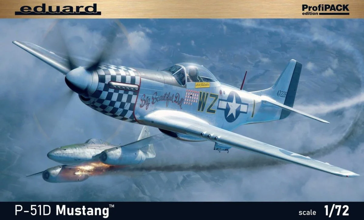Eduard 1/72 Eduard P-51D Mustang Profipack Plastic Model Kit