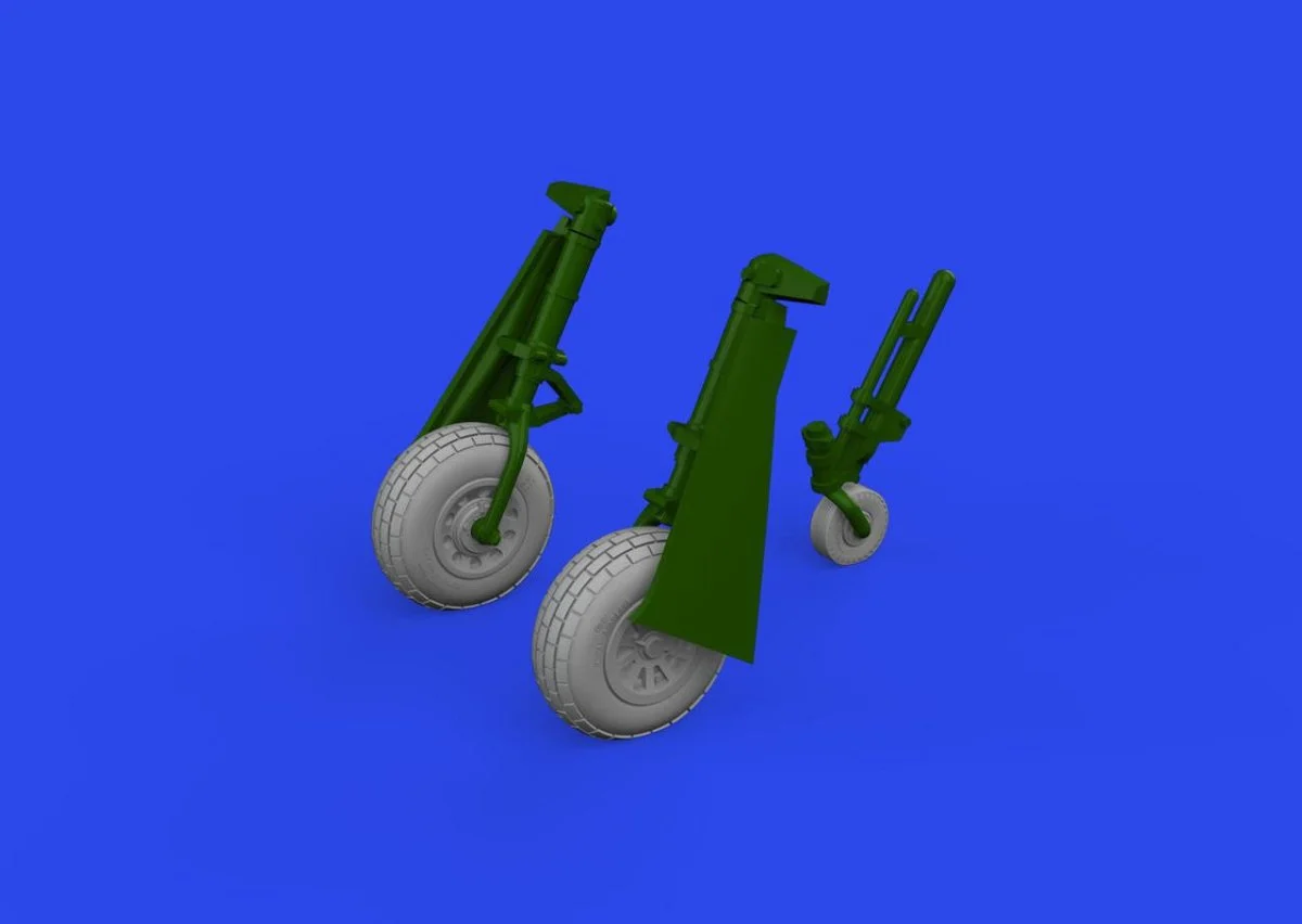 Eduard 1/72 Eduard P-51D wheels block tread Brassin for EDUARD