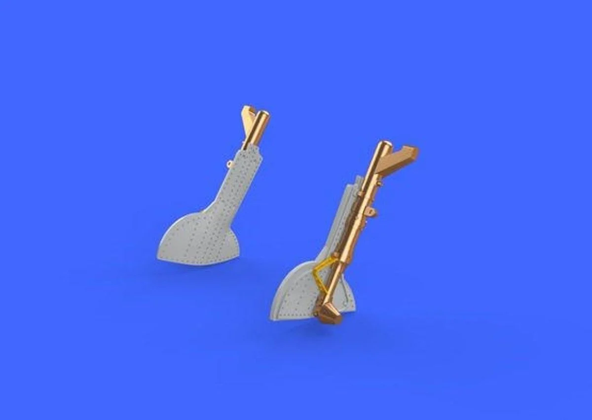 Eduard 1/72 Eduard Spitfire Mk IX Legs for EDU (Bronze & Resin)
