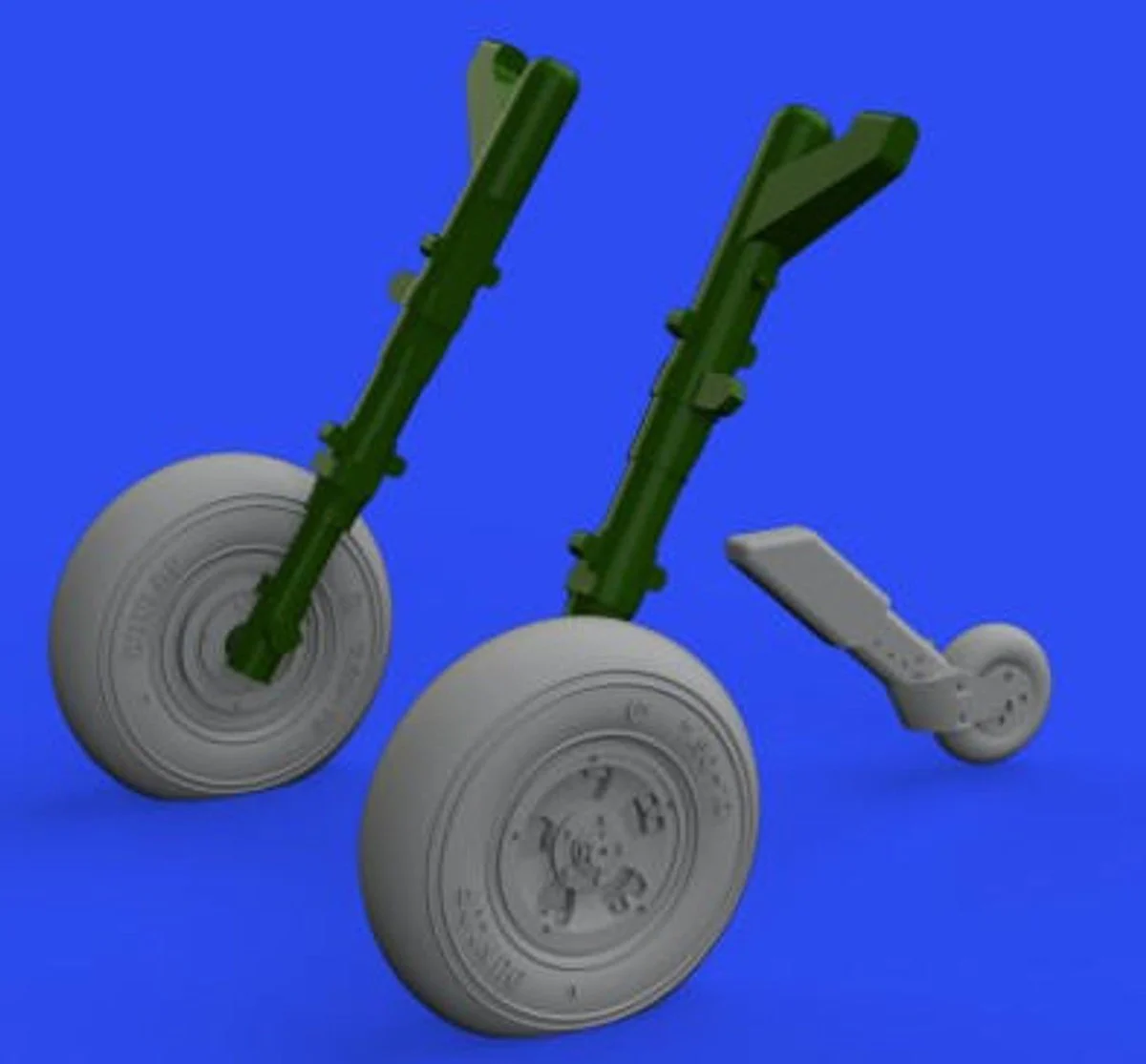 Eduard 1/72 Eduard Spitfire Mk Vc Wheels for AIR (Mask & Resin)