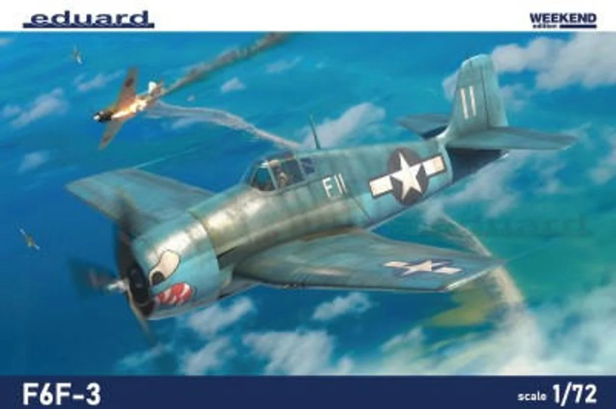 Eduard 1/72 F6F3 Hellcat USAF Fighter (Plastic Kit)