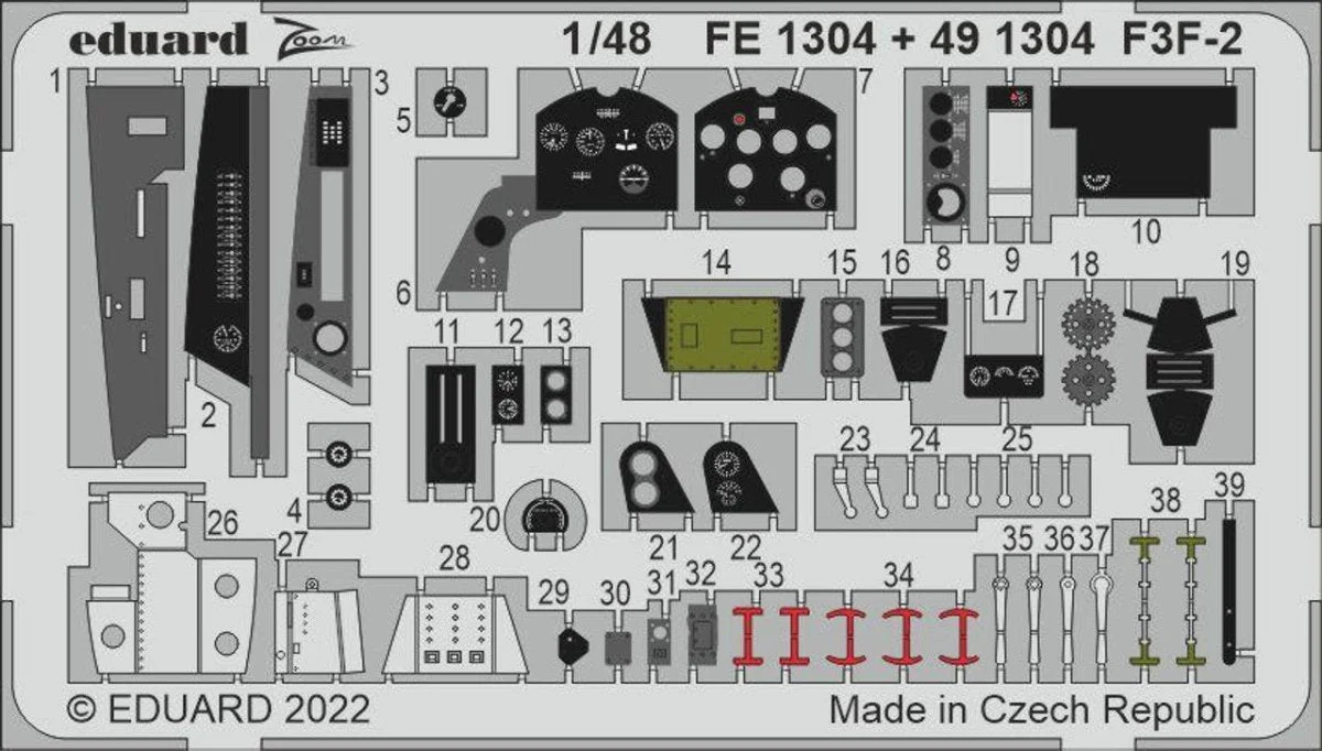 Eduard EDU491304 - 1/48 Eduard F3F-2