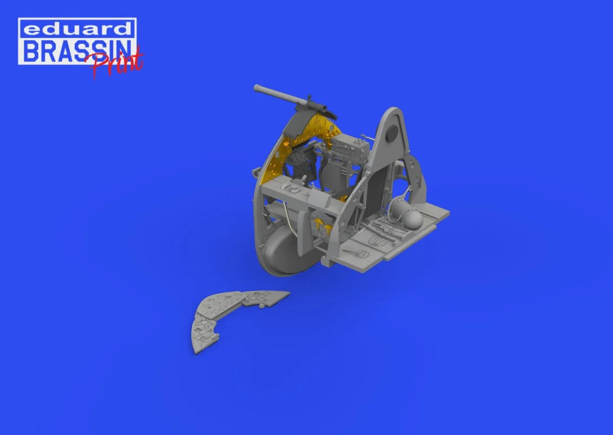 Eduard EDU648765 - 1/48 Eduard F4F-3 cockpit w / telescopic gun sight PRIN