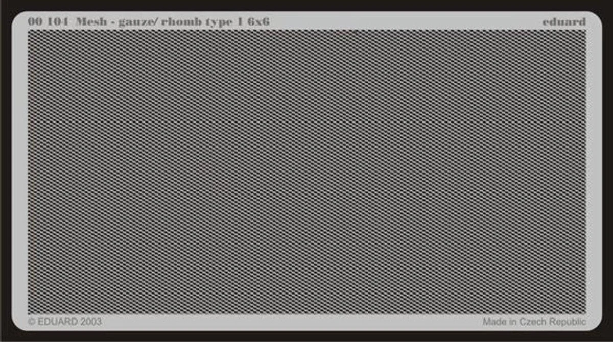 Eduard Eduard Mesh - gauze/ Rhomb type 1 6x6