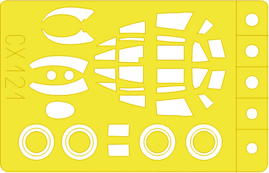 1/72 Eduard Paint Mask for TAMIYA Mosquito Bomber