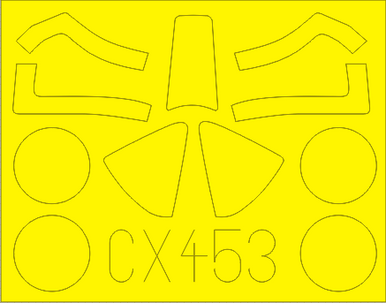 1/72 Eduard Mask F4U-4 for Revell