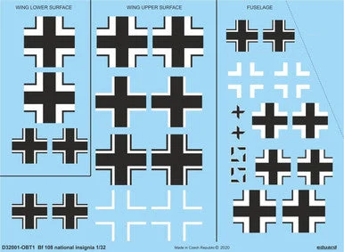 1/32 Eduard Bf 108 national insignia
