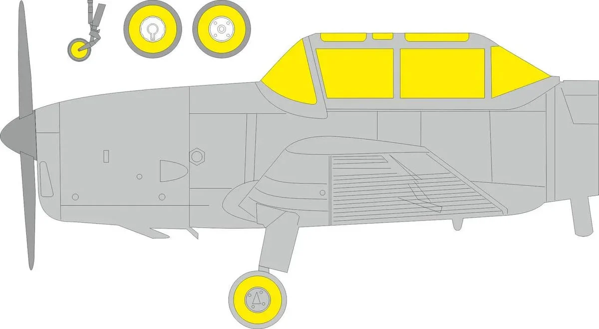 1/48 Eduard Chipmunk T.20 MASK for AIRFIX
