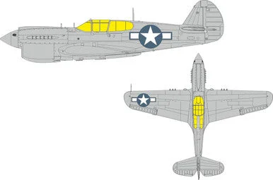 1/48 Eduard P-40N US national insignia