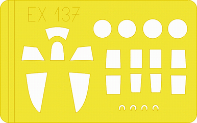 1/48 Eduard Paint Mask for HASEGAWA N1K1-Ja George
